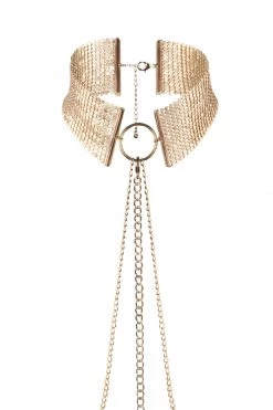 Bijoux Indiscrets Metallic Mesh Collar New In