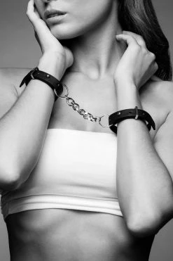 Bijoux Indiscrets Maze Black Thin Cuffs New In