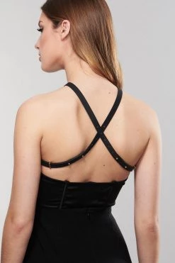 Bijoux Indiscrets New In Maze Black Cross Chest Harness 7 Bijoux Indiscrets New In Maze Black Cross Chest Harness