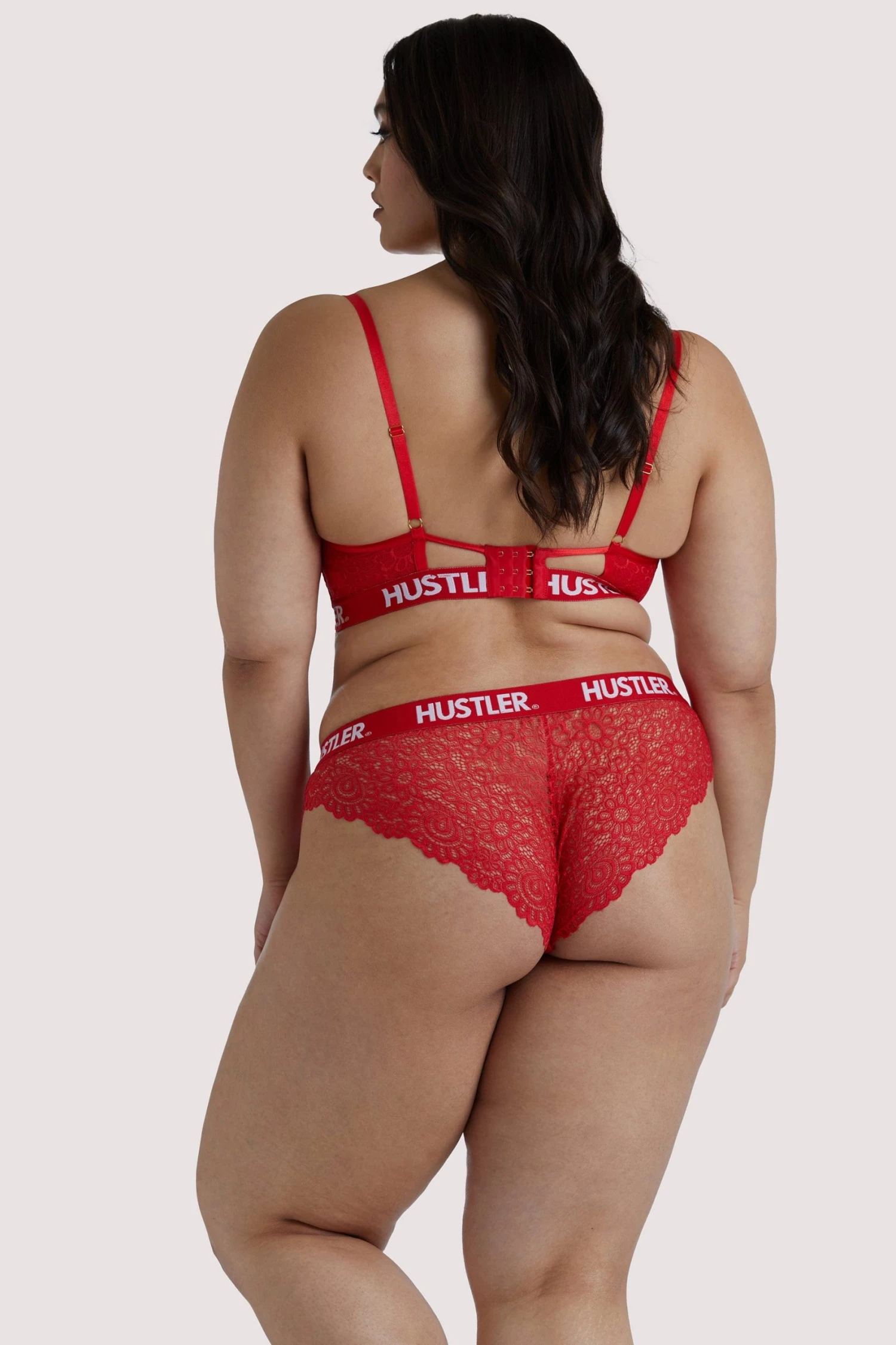 Everyday Lingerie Hustler Branded Red Lace Curve Brief 4 Everyday Lingerie Hustler Branded Red Lace Curve Brief