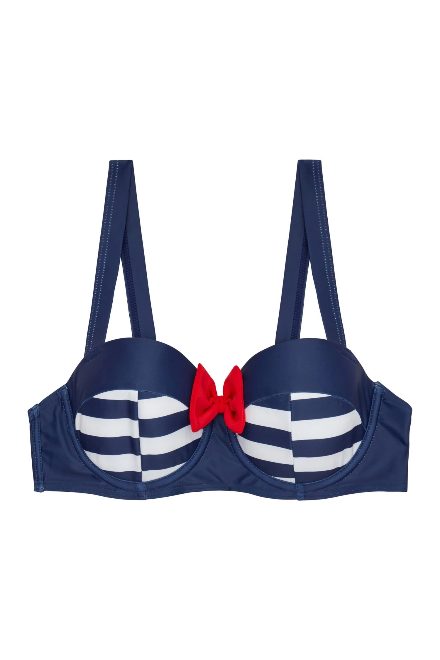 Collectif X Playful Promises Nautical Navy Bikini Top Swimwear 6 Collectif X Playful Promises Nautical Navy Bikini Top Swimwear