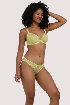 Deja Day Knickers Grace Lemon Yellow Brief