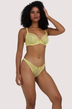 Deja Day Grace Lemon Yellow Plunge Bra New In Bras 11 Deja Day Grace Lemon Yellow Plunge Bra New In Bras