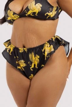 Knickers Kilo Brava Lioness Flutter Black Panty