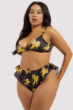 Knickers Kilo Brava Lioness Flutter Black Panty