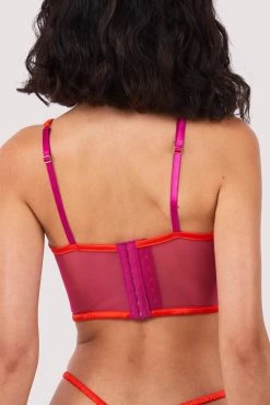 Kilo Brava New In Hot Pink Lace Bralette