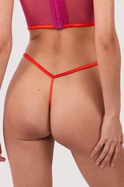 Kilo Brava Hot Pink Lace Thong New In