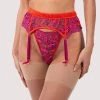 Kilo Brava Hot Pink Lace Suspender Belt