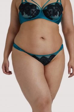 Playful Promises Anneliese Teal Thong