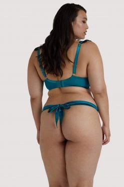 Playful Promises Anneliese Teal Thong