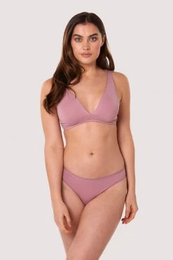 Deja Day New In Second Skin Rose Recycled Triangle Bra