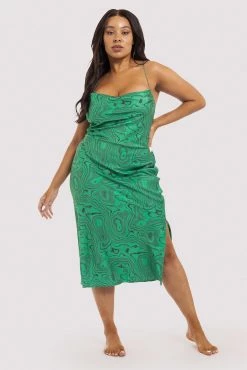 Kilo Brava New In Malachite Cowl Neck Slip