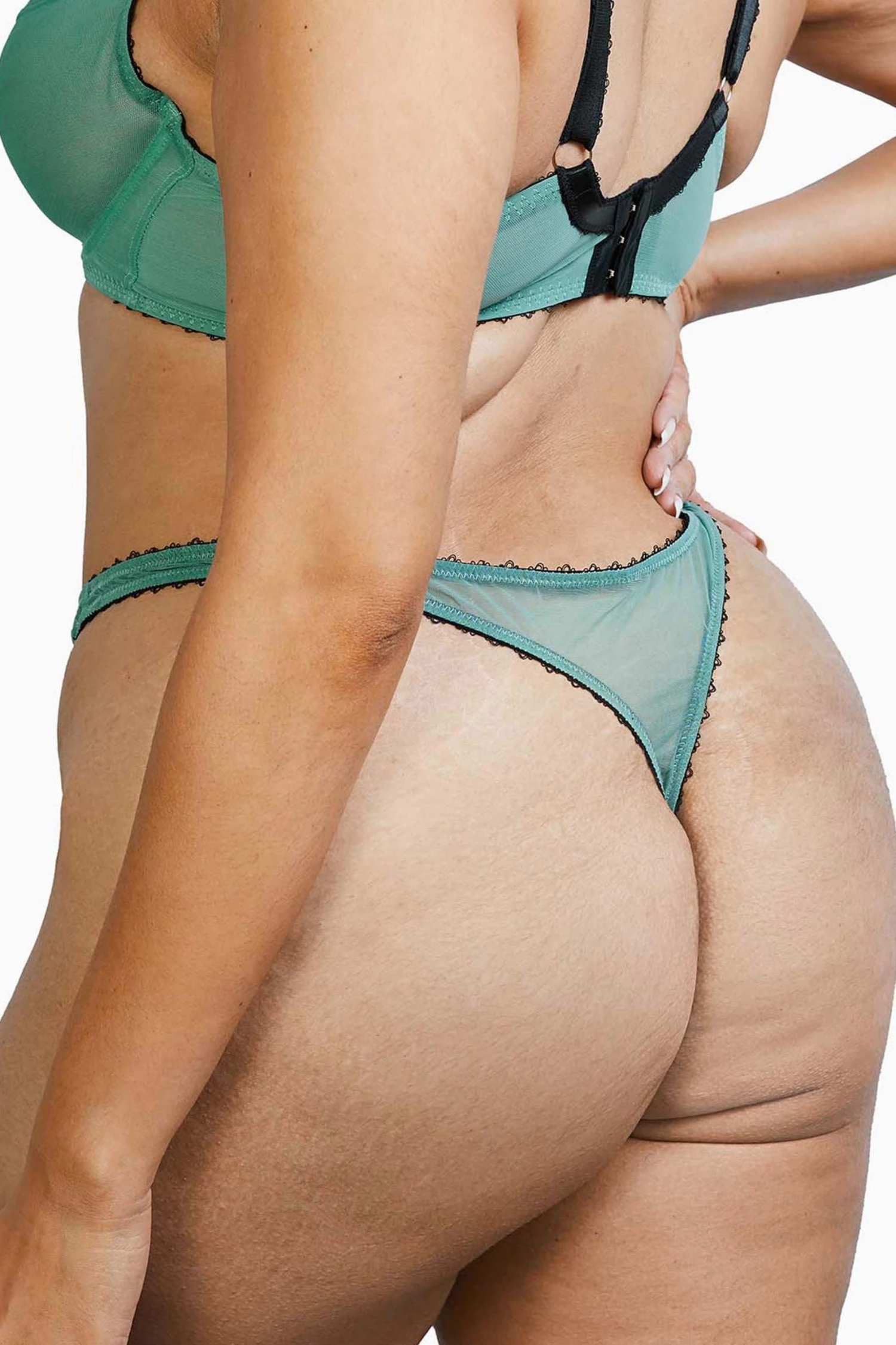 Deja Day Grace Green Moss And Black Thong Outlet 7 Deja Day Grace Green Moss And Black Thong Outlet