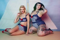 Collectif X Playful Promises Nautical Navy Bikini Top Swimwear 13 Collectif X Playful Promises Nautical Navy Bikini Top Swimwear