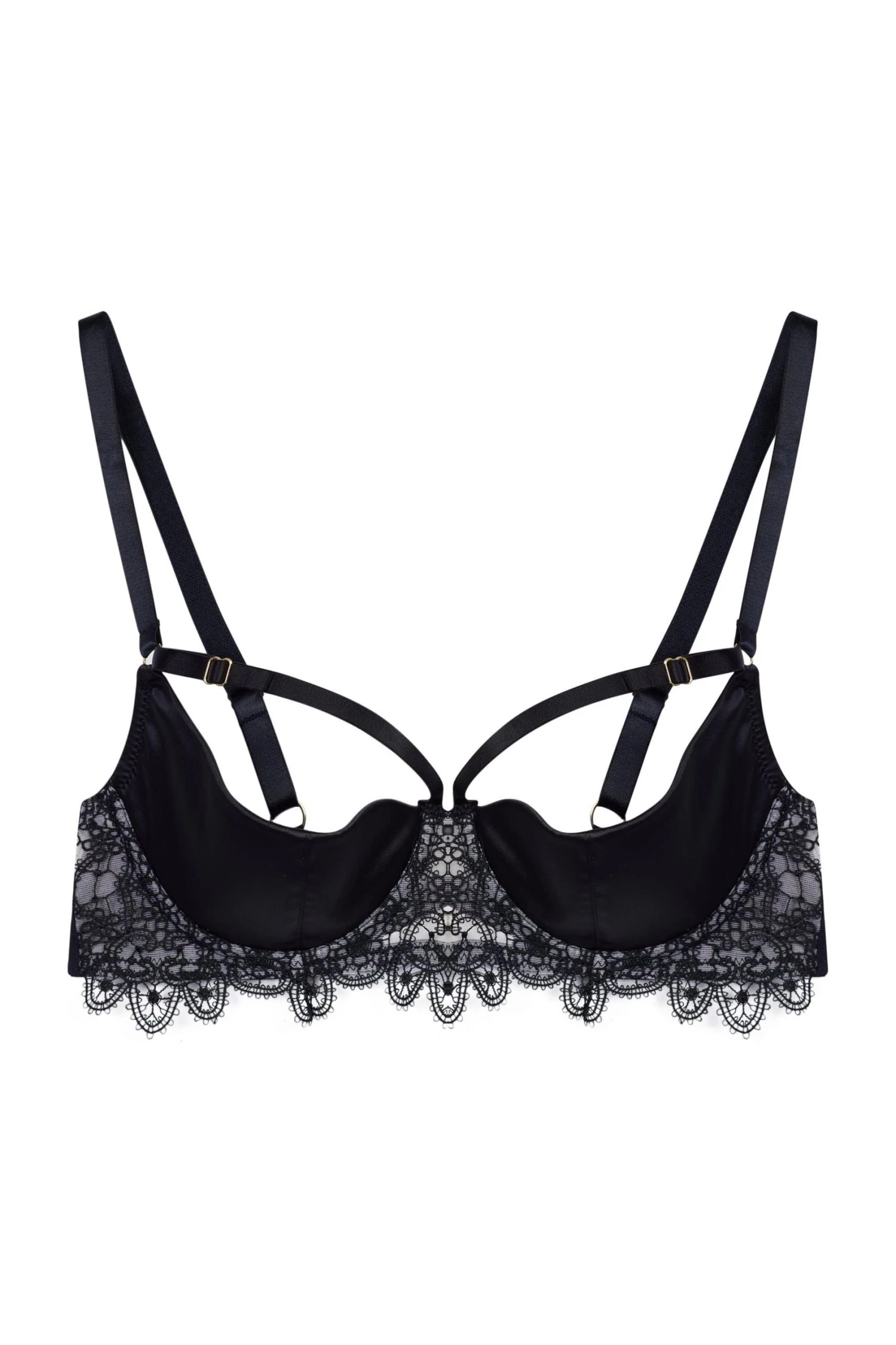 Playful Promises Anaise Black Quarter Cup Bra 11 Playful Promises Anaise Black Quarter Cup Bra
