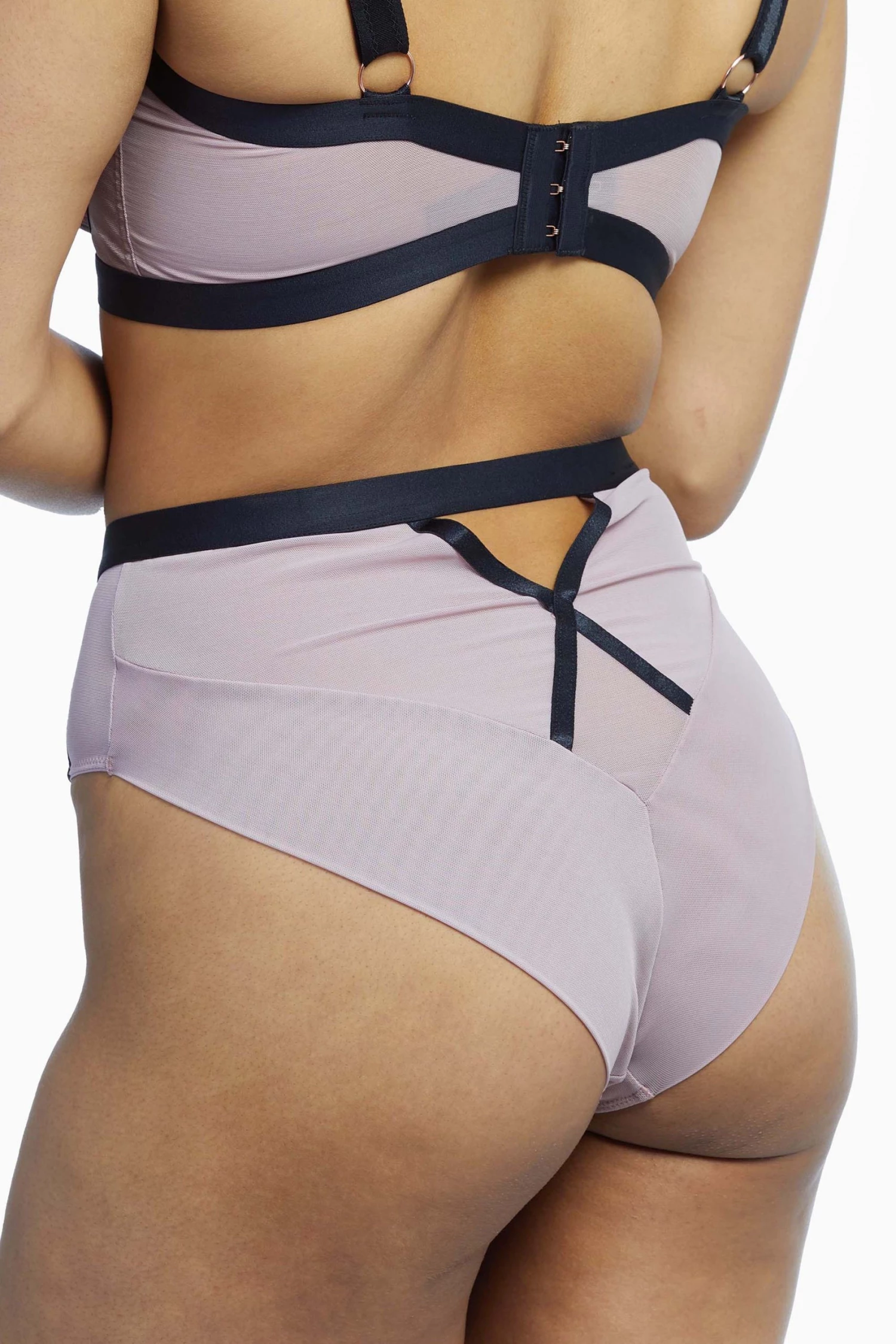 Scantilly By Curvy Kate Sheer Chic High Waist Brief Knickers 2 Scantilly By Curvy Kate Sheer Chic High Waist Brief Knickers
