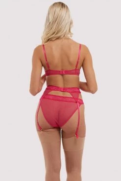 Squish Free Sexy Summer Brief Jordan Hot Pink Cherry Suspender Belt 13 Squish Free Sexy Summer Brief Jordan Hot Pink Cherry Suspender Belt