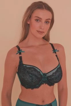 Playful Promises Ezmae Teal Full Bust Bra