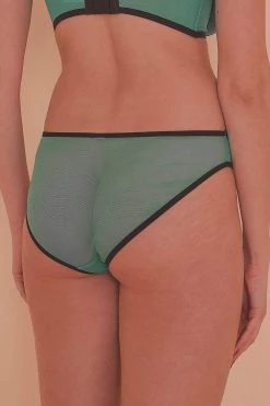 Playful Promises Outlet Kendra Emerald Scalloped Brief