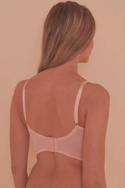 Playful Promises Bernadette Peach Longline Corset Front DD/E-G Bra Bras