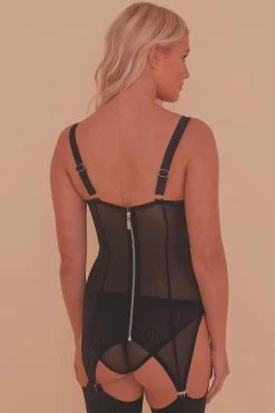 Felicity Hayward X PP Marnie Retro Girdle Dress Black
