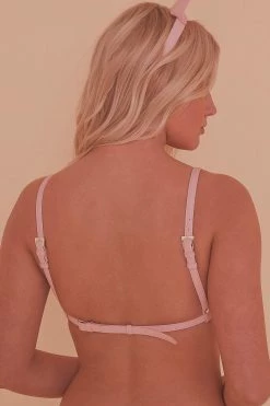 Regalia Open Harness Bra Pink