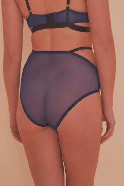 Playful Promises Tabitha Blue Embroidery HW Brief Knickers 8 Playful Promises Tabitha Blue Embroidery HW Brief Knickers