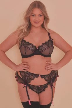 Playful Promises Bras Monica Ribbon Slot Lace Bra 27 Playful Promises Bras Monica Ribbon Slot Lace Bra