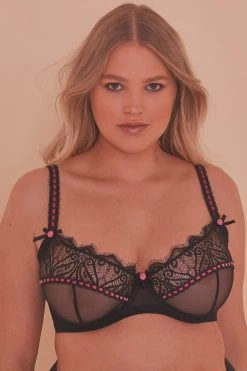 Playful Promises Bras Monica Ribbon Slot Lace Bra 25 Playful Promises Bras Monica Ribbon Slot Lace Bra