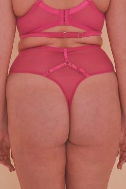 Playful Promises Knickers Madeleine Bondage Hot Pink Brief