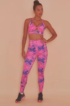 Wolf & Whistle Activewear Pink Marble Leggings 7 Wolf & Whistle Activewear Pink Marble Leggings