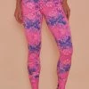 Wolf & Whistle Activewear Pink Marble Leggings