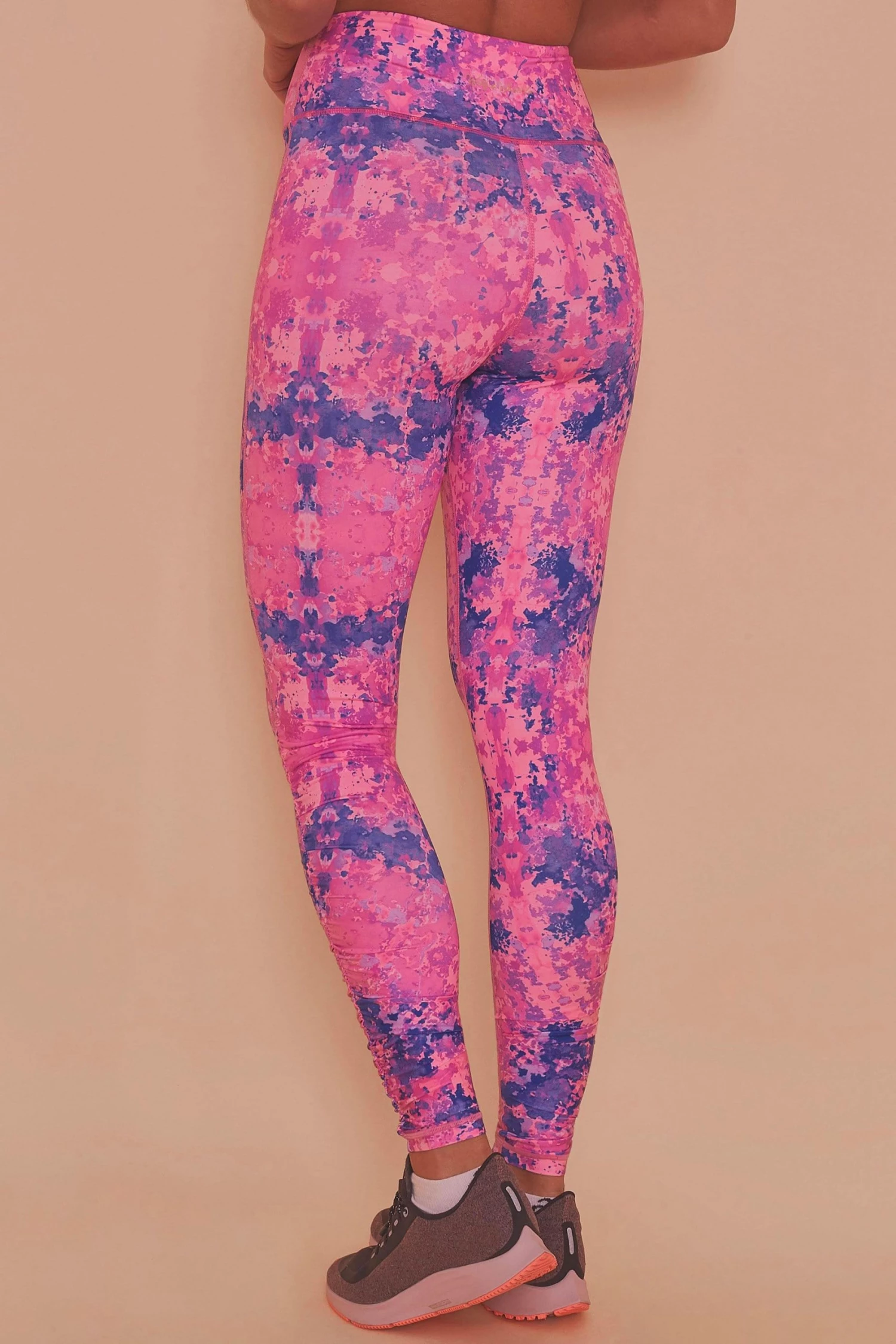 Wolf & Whistle Activewear Pink Marble Leggings 2 Wolf & Whistle Activewear Pink Marble Leggings