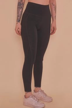 Wolf & Whistle High Waist Leggings Black