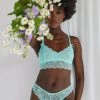 Wolf & Whistle Ariana Mint Everyday Lace Bralette