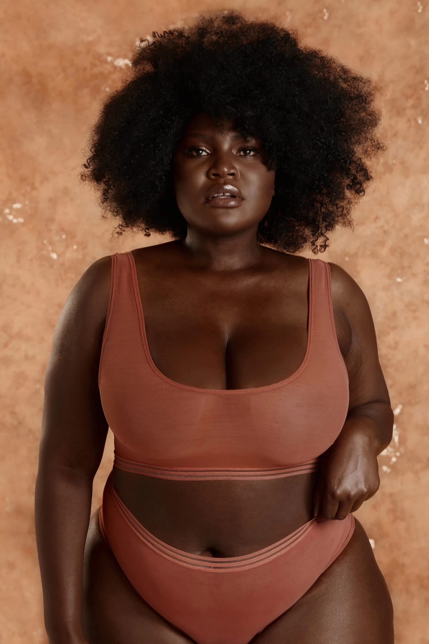 Playful Promises Curve Exclusive Chelsea Cinnamon Mesh Crop Top New In Bras 2 Playful Promises Curve Exclusive Chelsea Cinnamon Mesh Crop Top New In Bras