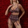 Dita Von Teese Lingerie New In Bras Evelina Aubergine Bra