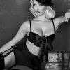 Kiss Me Deadly Yva Black Bow Front Bra