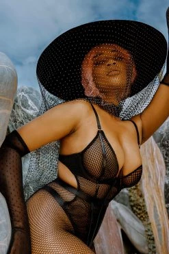 Regalia Playful Muse: Juliette Foxx Selena High Leg Bodysuit