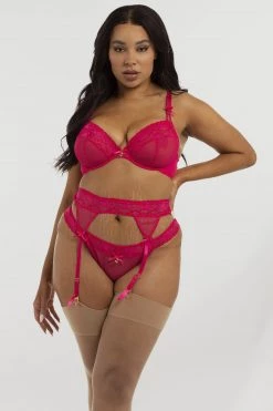 Squish New In Bras Jordan Hot Pink Cherry Plunge Bra