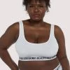 Felicity Hayward X PP Felicity Hayward Self Love White Curve Crop Top Everyday Lingerie