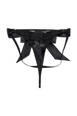 Playful Promises Anneliese Black Lace Thong Knickers