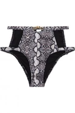 Wolf & Whistle Eco Snakeskin Chain High Waist Brief