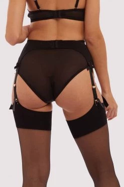 Bettie Page Lingerie Classic Suspender Belt Hot Pink Free Sexy Summer Brief