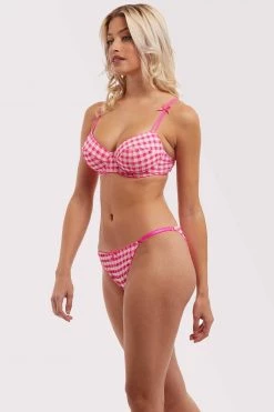 Squish Daisy Pink Gingham Brief