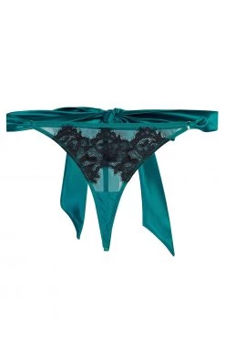 Playful Promises Anneliese Teal Thong