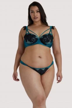 Playful Promises Anneliese Teal Thong