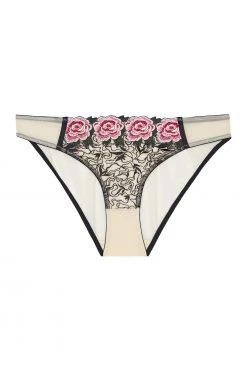 Playful Promises Katy Rose Embroidered Brazilian