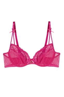 Squish New In Bras Jordan Hot Pink Cherry Plunge Bra
