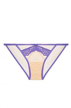 Hustler Free Sexy Summer Brief Mya Blue Lace Brief